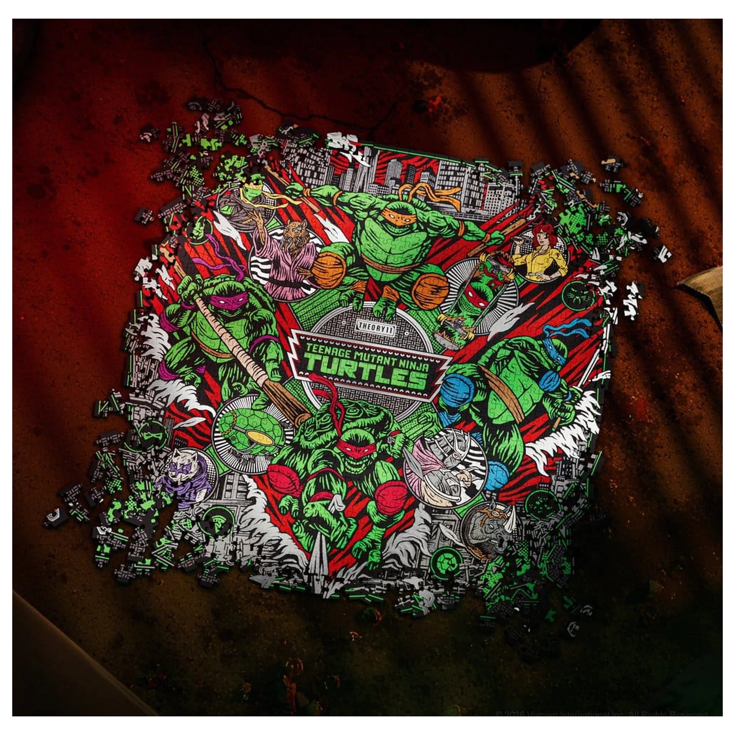 Teenage Mutant Ninja Turtles multi-dimensional puzzle (1000 pieces) product photo