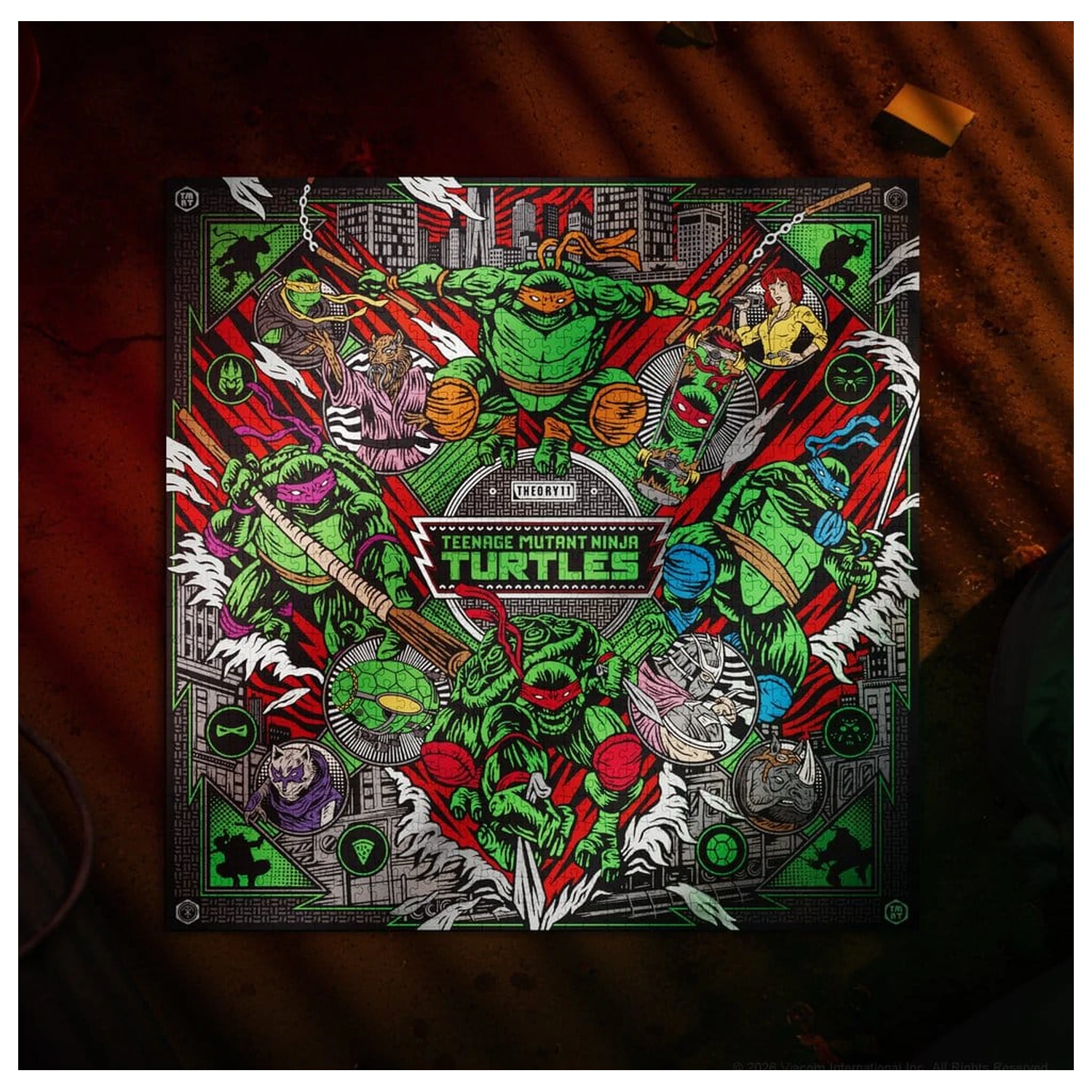 Teenage Mutant Ninja Turtles multi-dimensional puzzle (1000 pieces) product photo