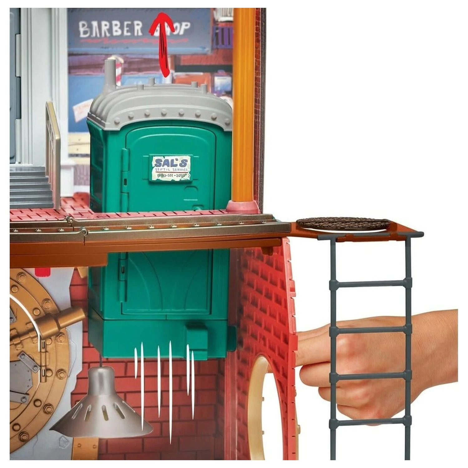 Teenage Mutant Ninja Turtles: Mutant Mayhem Playset Sewer Lair New Version product photo