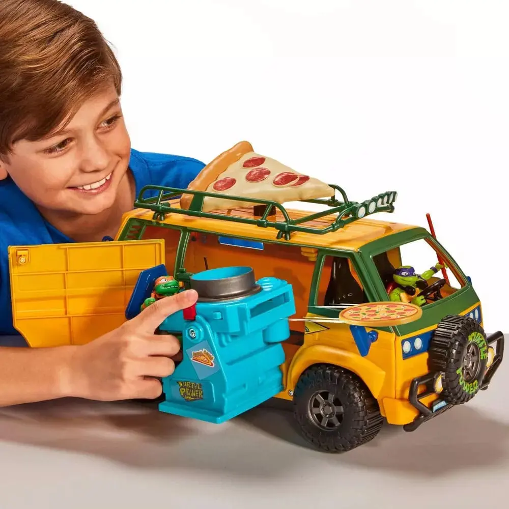 Teenage Mutant Ninja Turtles: Mutant Mayhem Vehicle Pizza Van 20 cm termékfotó