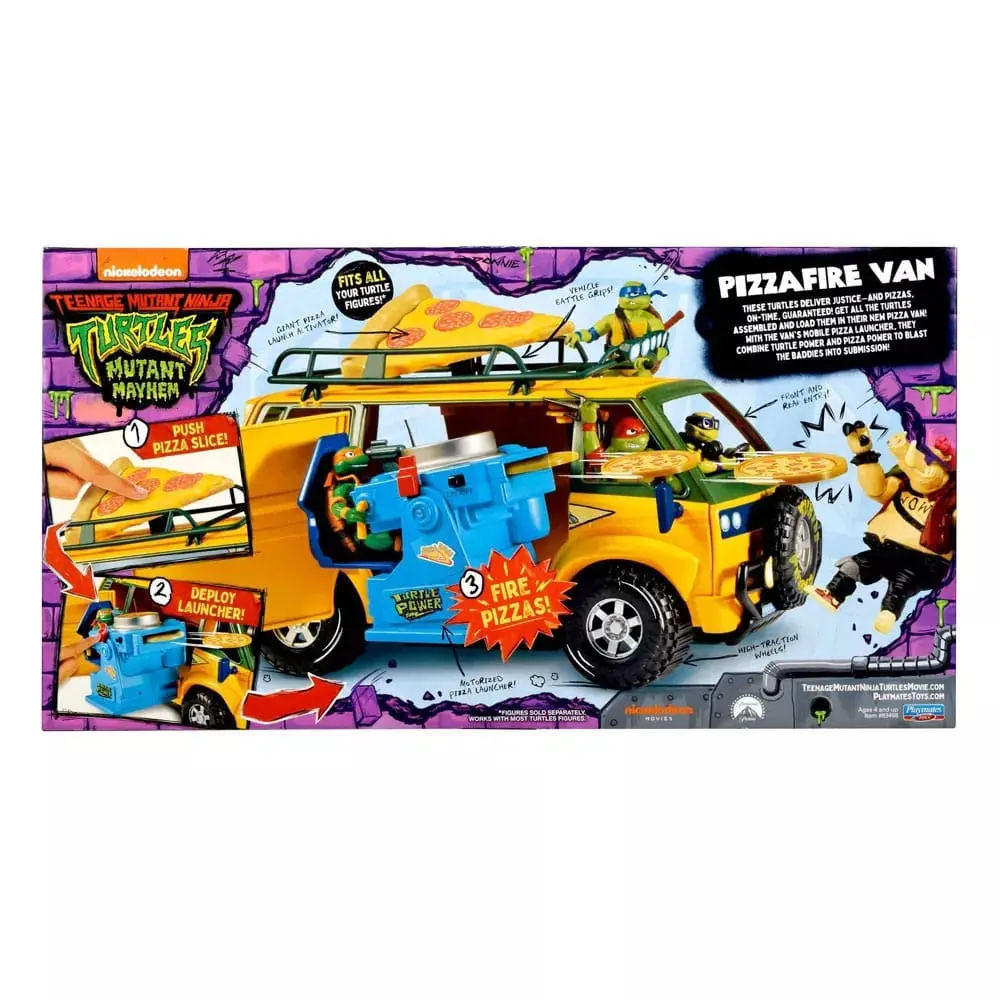 Teenage Mutant Ninja Turtles: Mutant Mayhem Vehicle Pizza Van 20 cm product photo