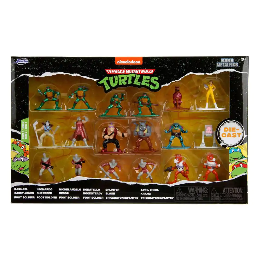 Teenage Mutant Ninja Turtles Nano Metalfigs Diecast Mini Figures 18-Pack Wave 2 4 cm termékfotó