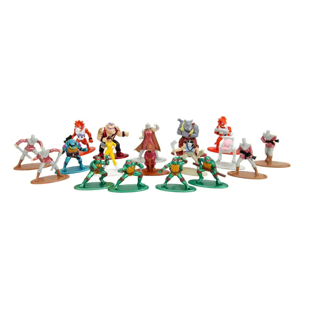 Teenage Mutant Ninja Turtles Nano Metalfigs Diecast Mini Figures 18-Pack Wave 2 4 cm termékfotó