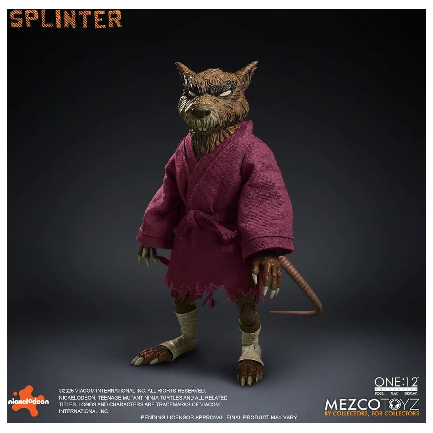 Teenage Mutant Ninja Turtles One:12 Collective Action Figure 1/12 Splinter 17 cm product photo