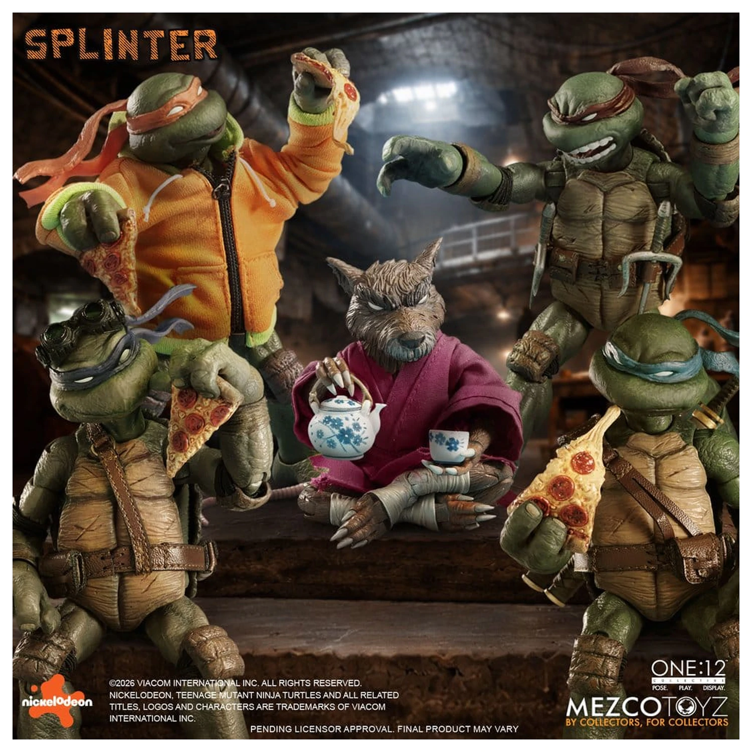 Teenage Mutant Ninja Turtles One:12 Collective Action Figure 1/12 Splinter 17 cm product photo