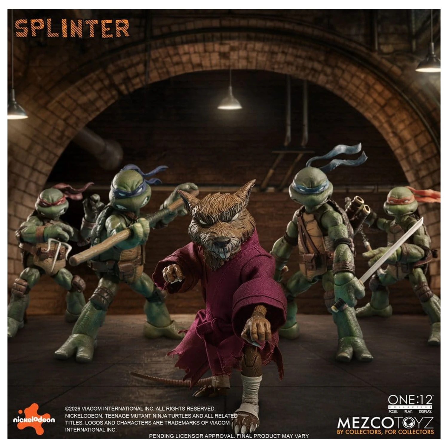 Teenage Mutant Ninja Turtles One:12 Collective Action Figure 1/12 Splinter 17 cm product photo
