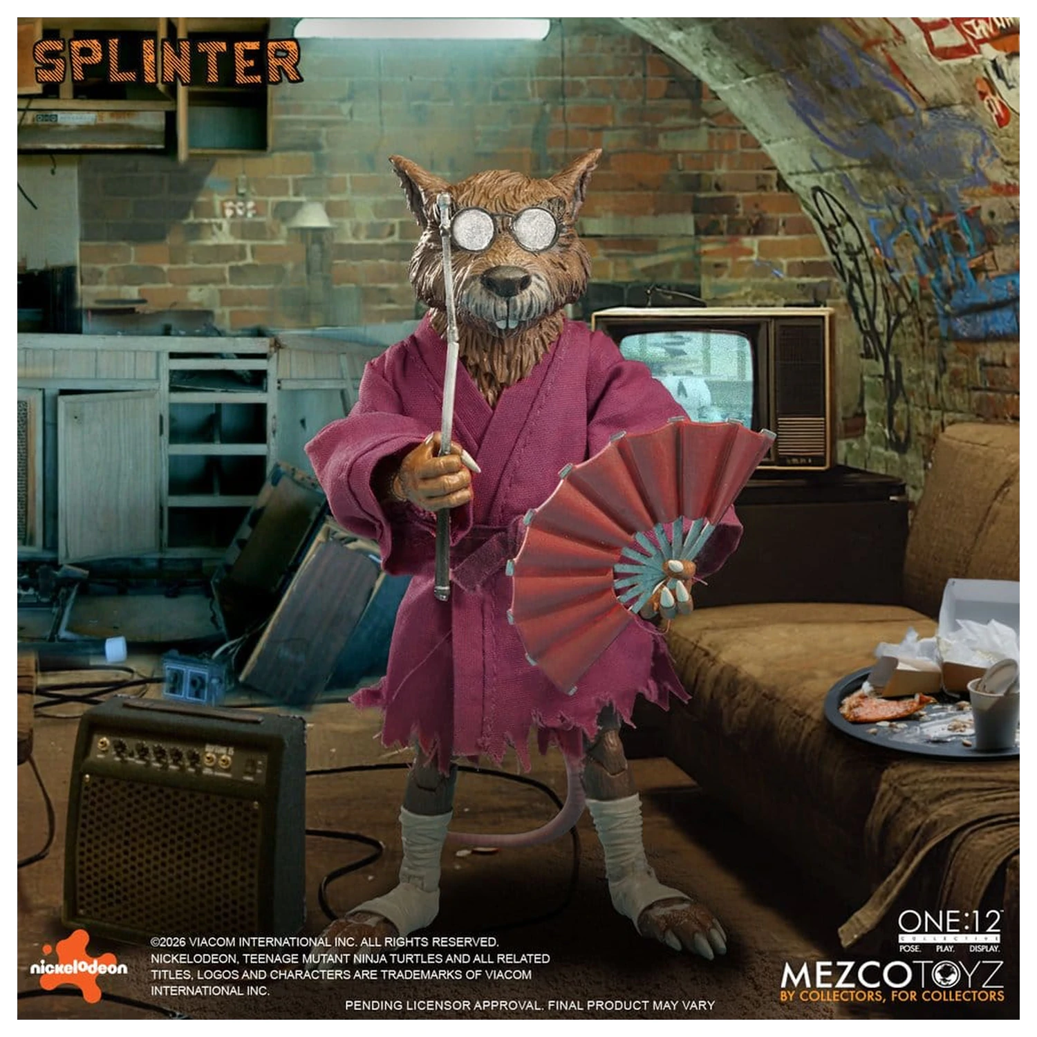 Teenage Mutant Ninja Turtles One:12 Collective Action Figure 1/12 Splinter 17 cm product photo