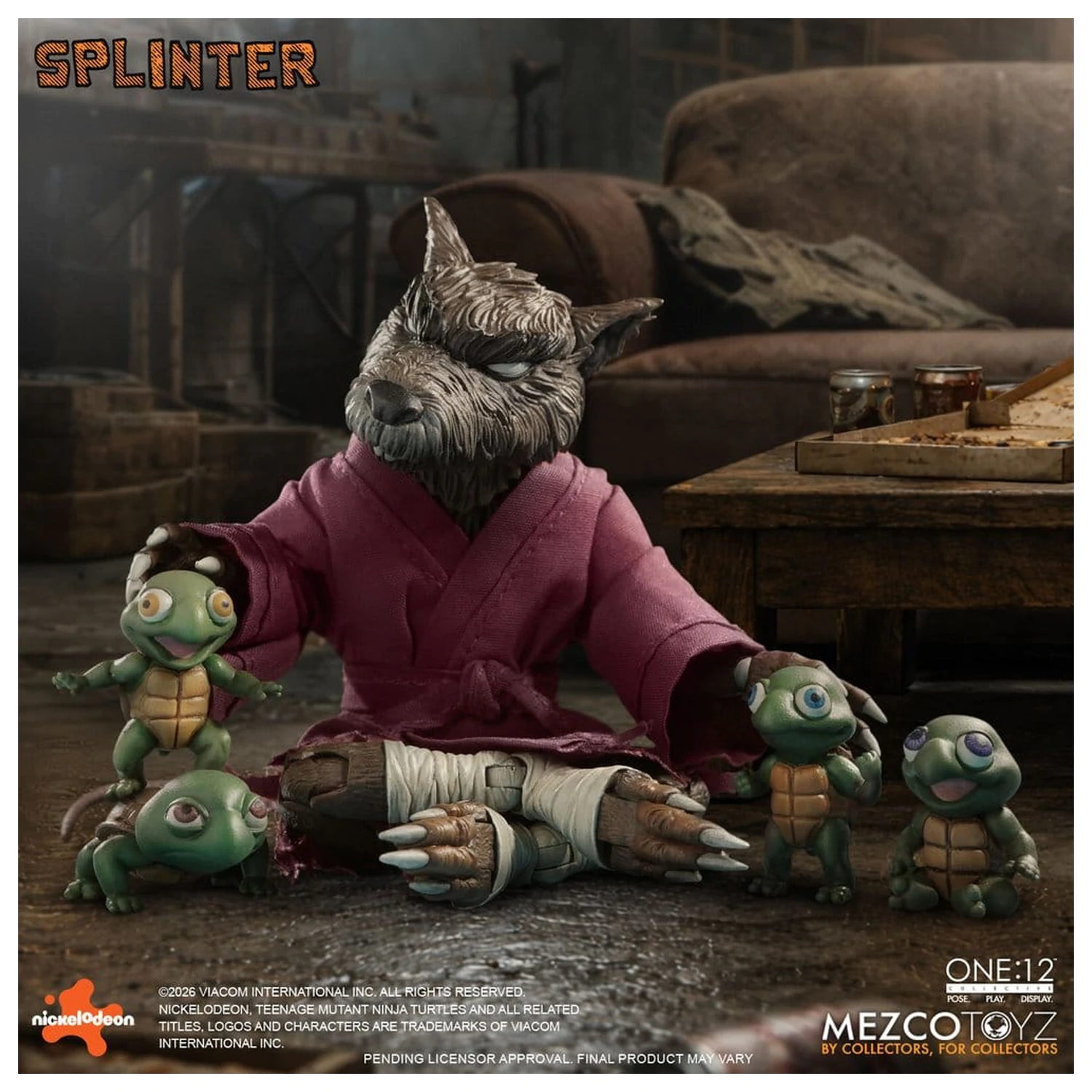 Teenage Mutant Ninja Turtles One:12 Collective Action Figure 1/12 Splinter 17 cm product photo