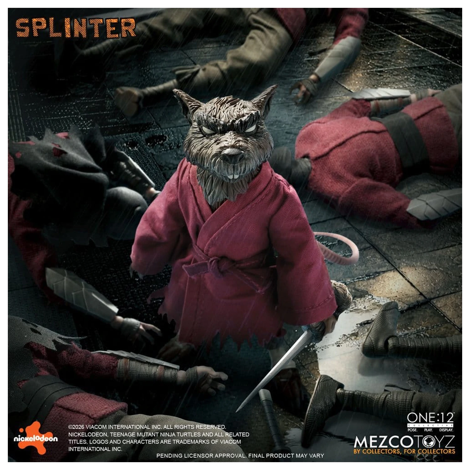 Teenage Mutant Ninja Turtles One:12 Collective Action Figure 1/12 Splinter 17 cm product photo