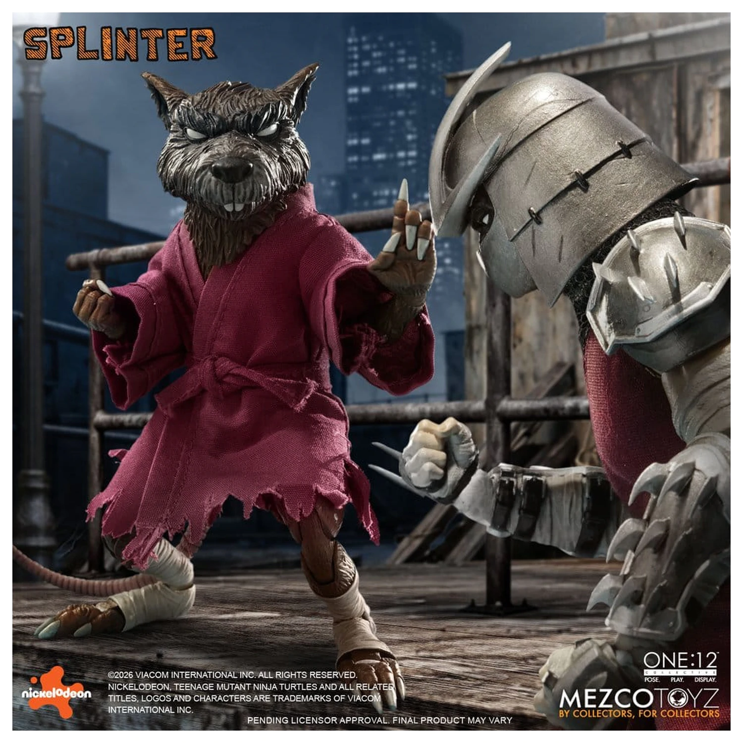 Teenage Mutant Ninja Turtles One:12 Collective Action Figure 1/12 Splinter 17 cm product photo