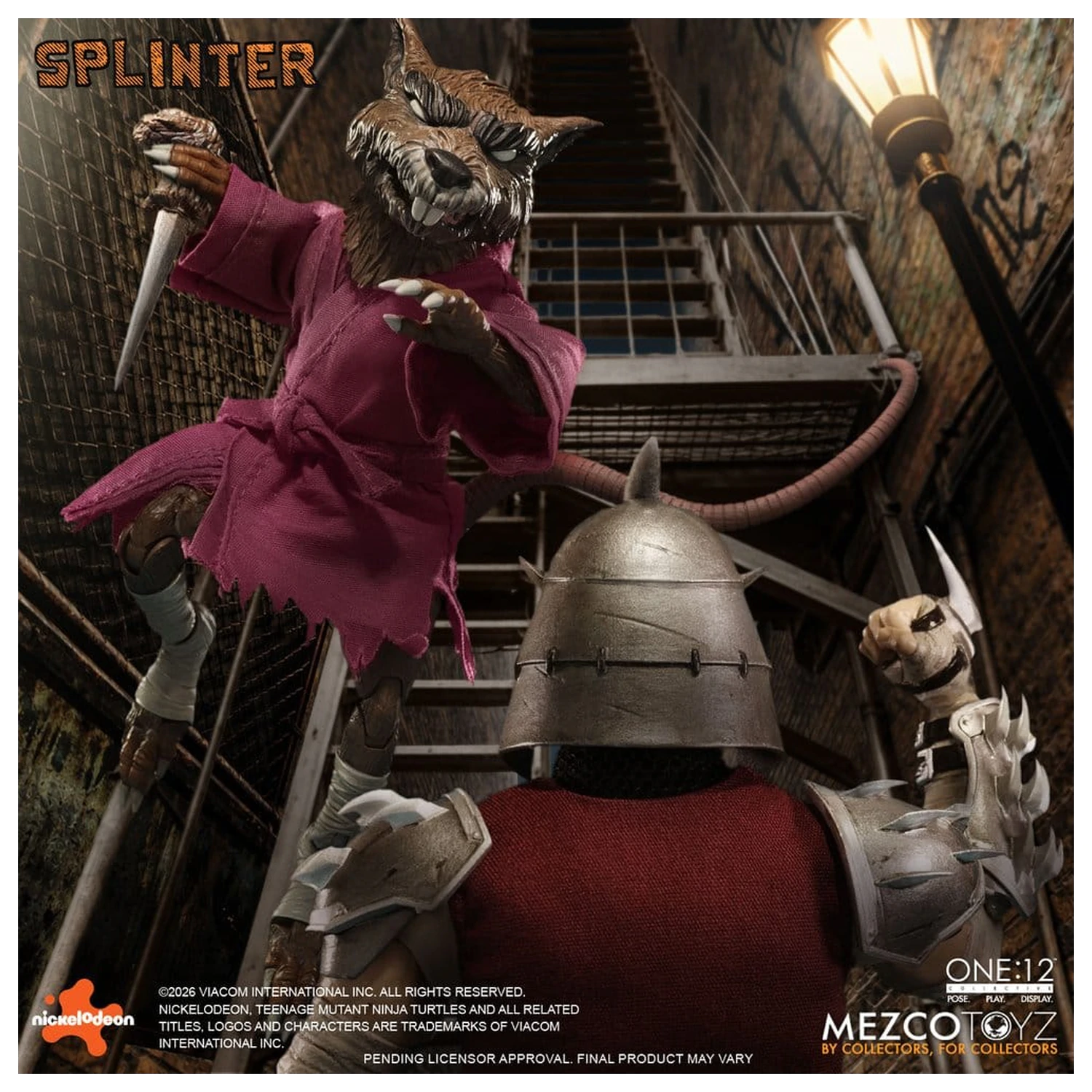 Teenage Mutant Ninja Turtles One:12 Collective Action Figure 1/12 Splinter 17 cm product photo