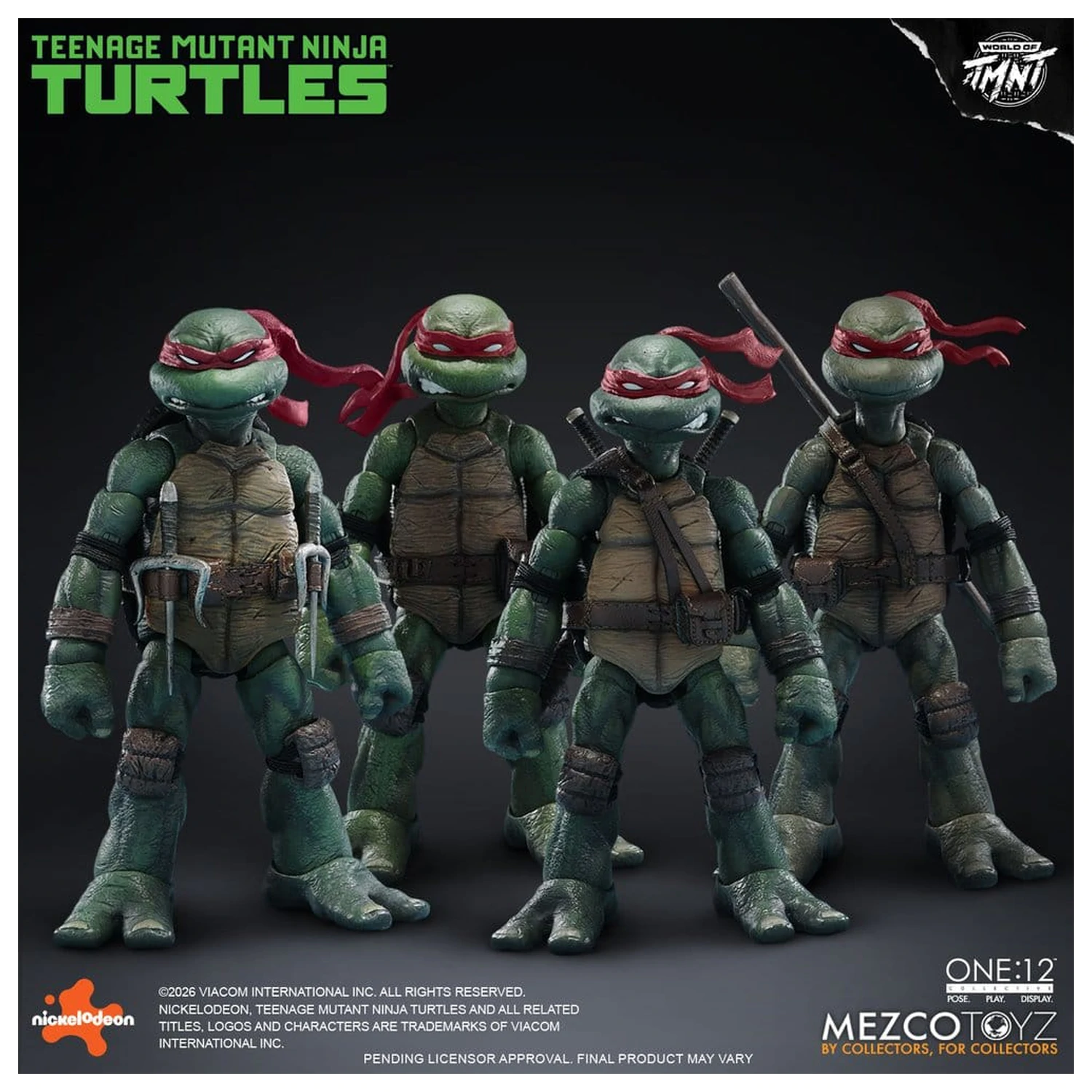 Teenage Mutant Ninja Turtles One:12 Collective Action Figures 1/12 Boxed Set 17 cm product photo