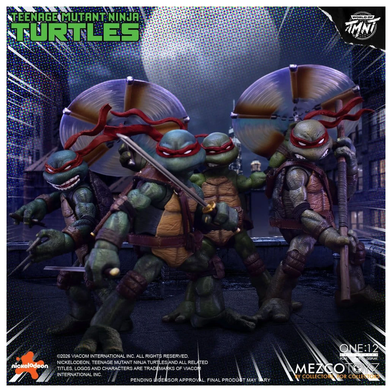 Teenage Mutant Ninja Turtles One:12 Collective Action Figures 1/12 Boxed Set 17 cm product photo