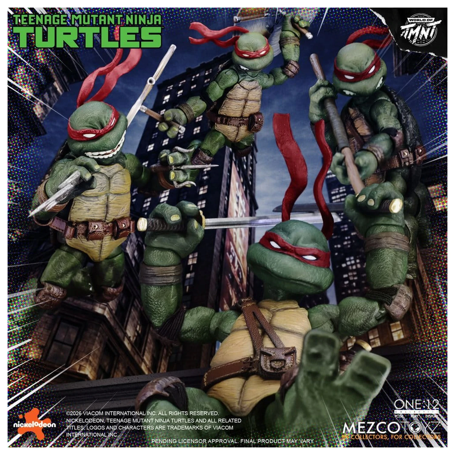 Teenage Mutant Ninja Turtles One:12 Collective Action Figures 1/12 Boxed Set 17 cm product photo