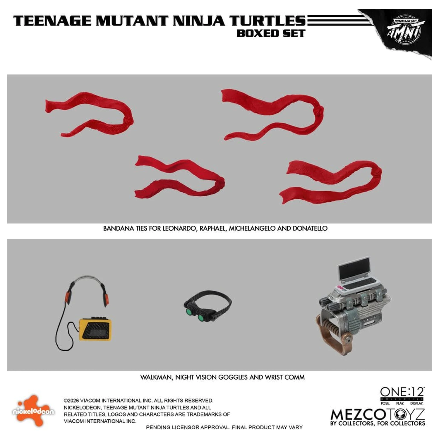 Teenage Mutant Ninja Turtles One:12 Collective Action Figures 1/12 Boxed Set 17 cm product photo