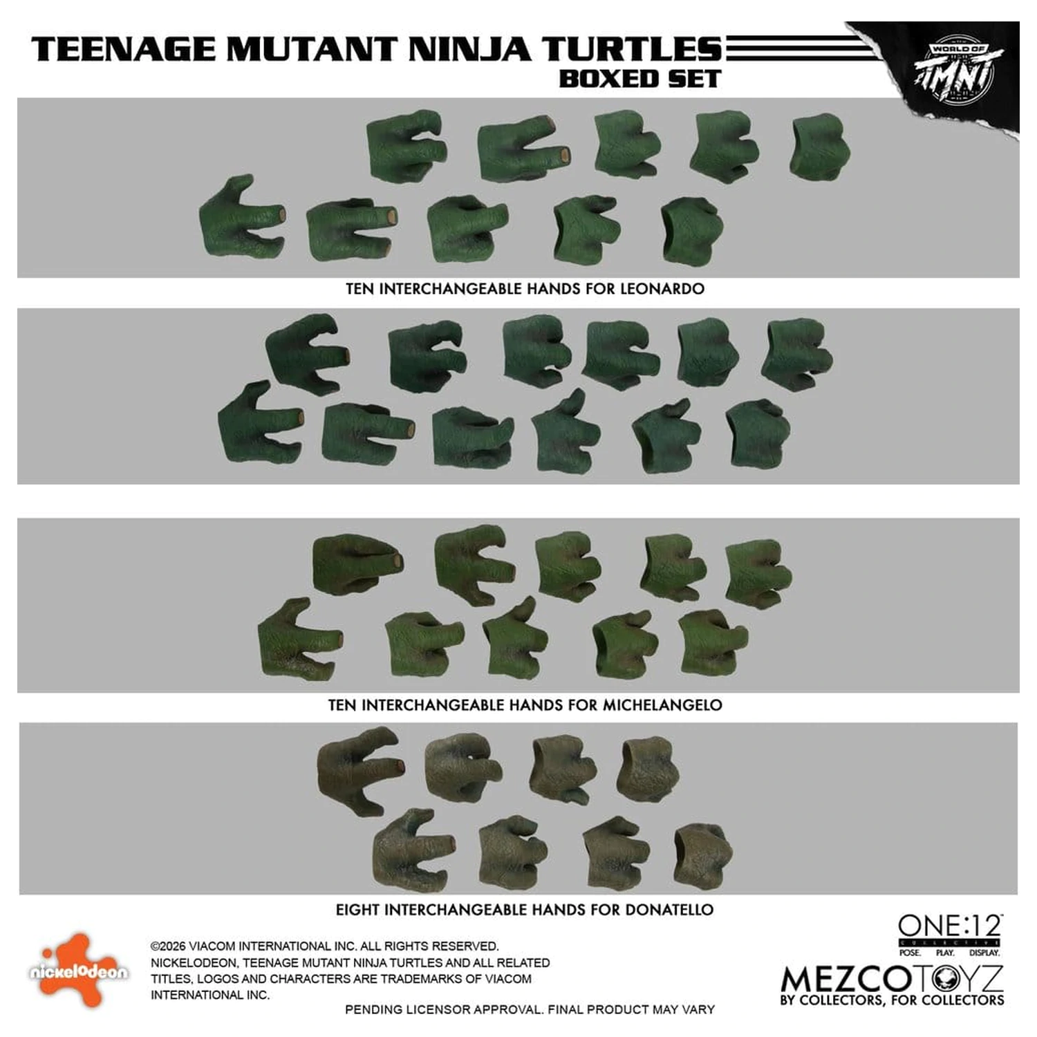 Teenage Mutant Ninja Turtles One:12 Collective Action Figures 1/12 Boxed Set 17 cm product photo