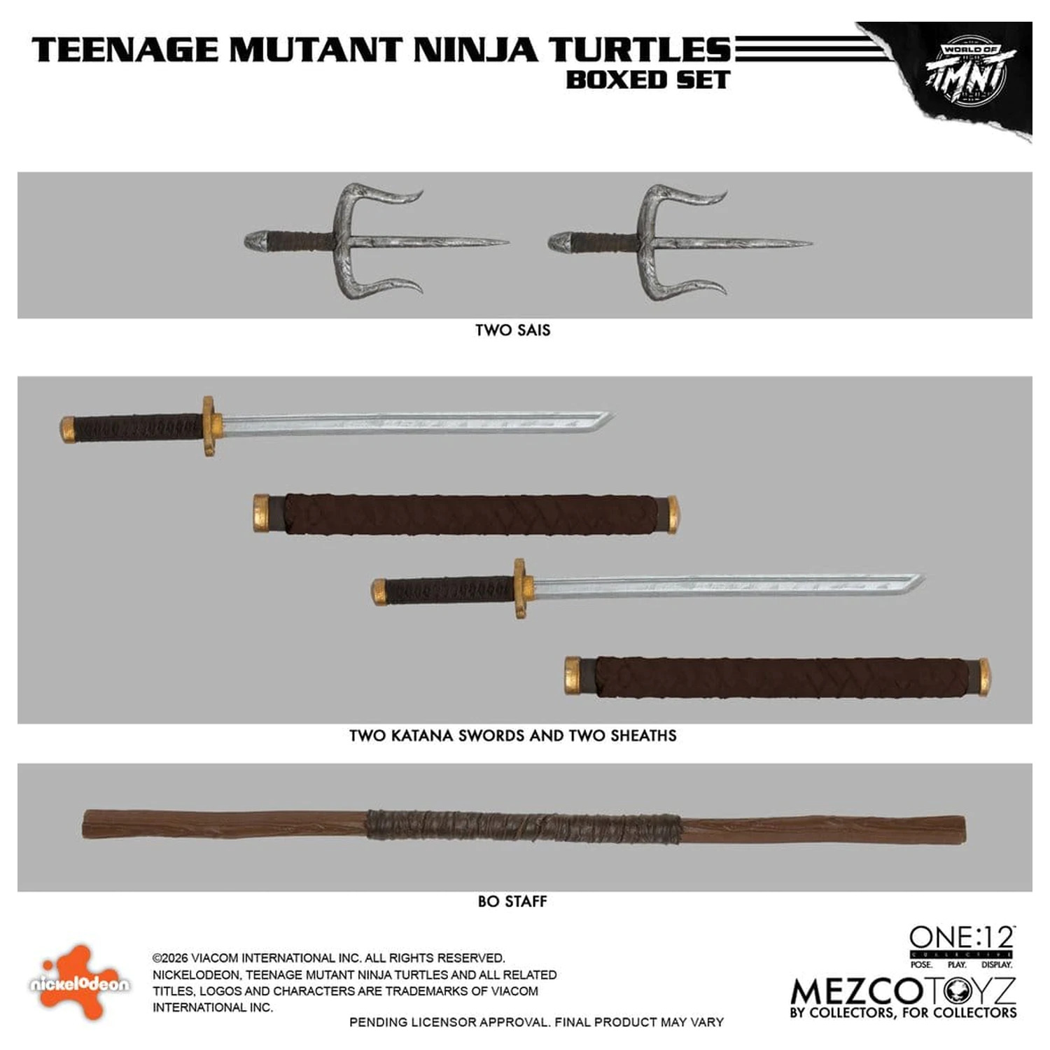 Teenage Mutant Ninja Turtles One:12 Collective Action Figures 1/12 Boxed Set 17 cm product photo