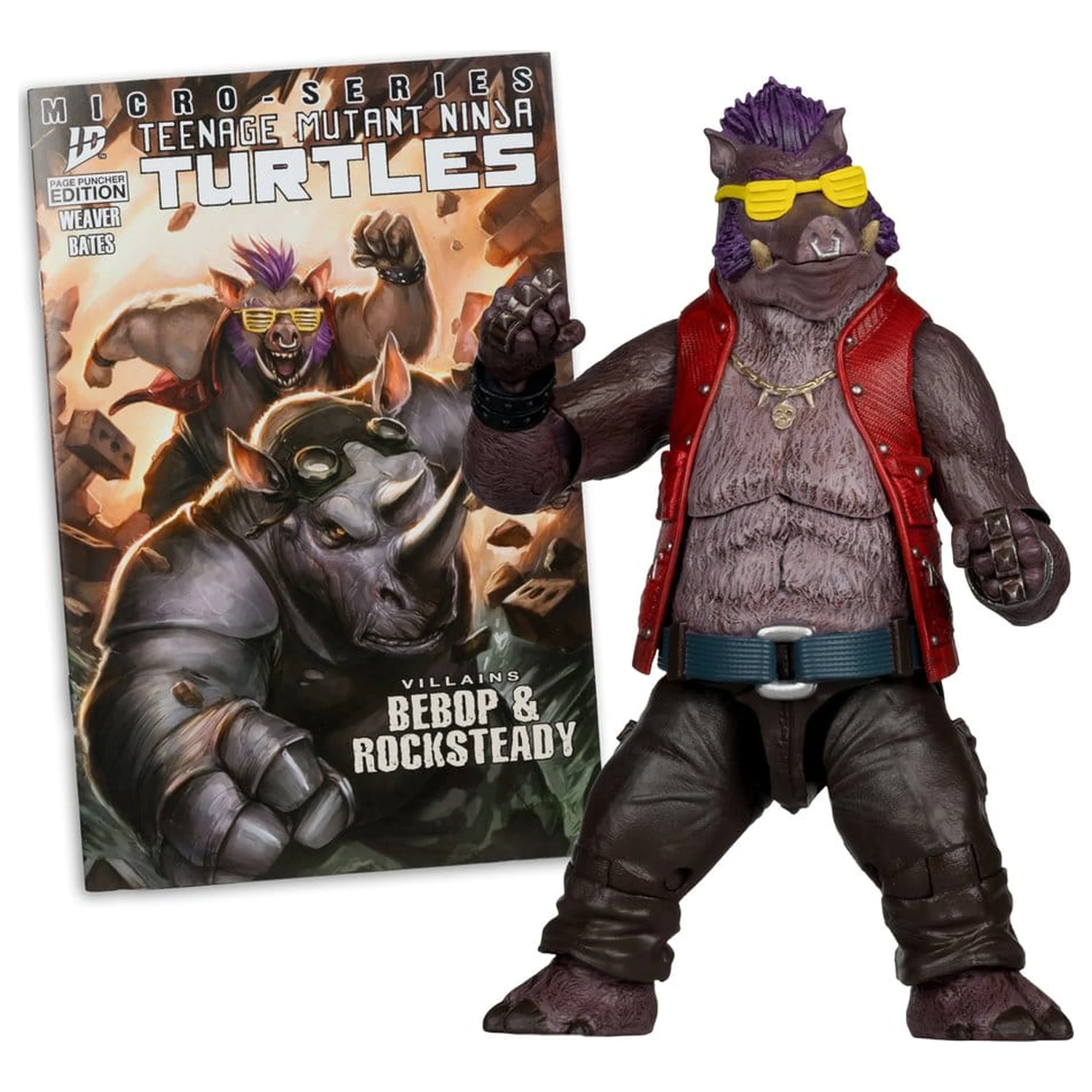 Teenage Mutant Ninja Turtles Page Punchers Action Figure Bebop 16 cm product photo