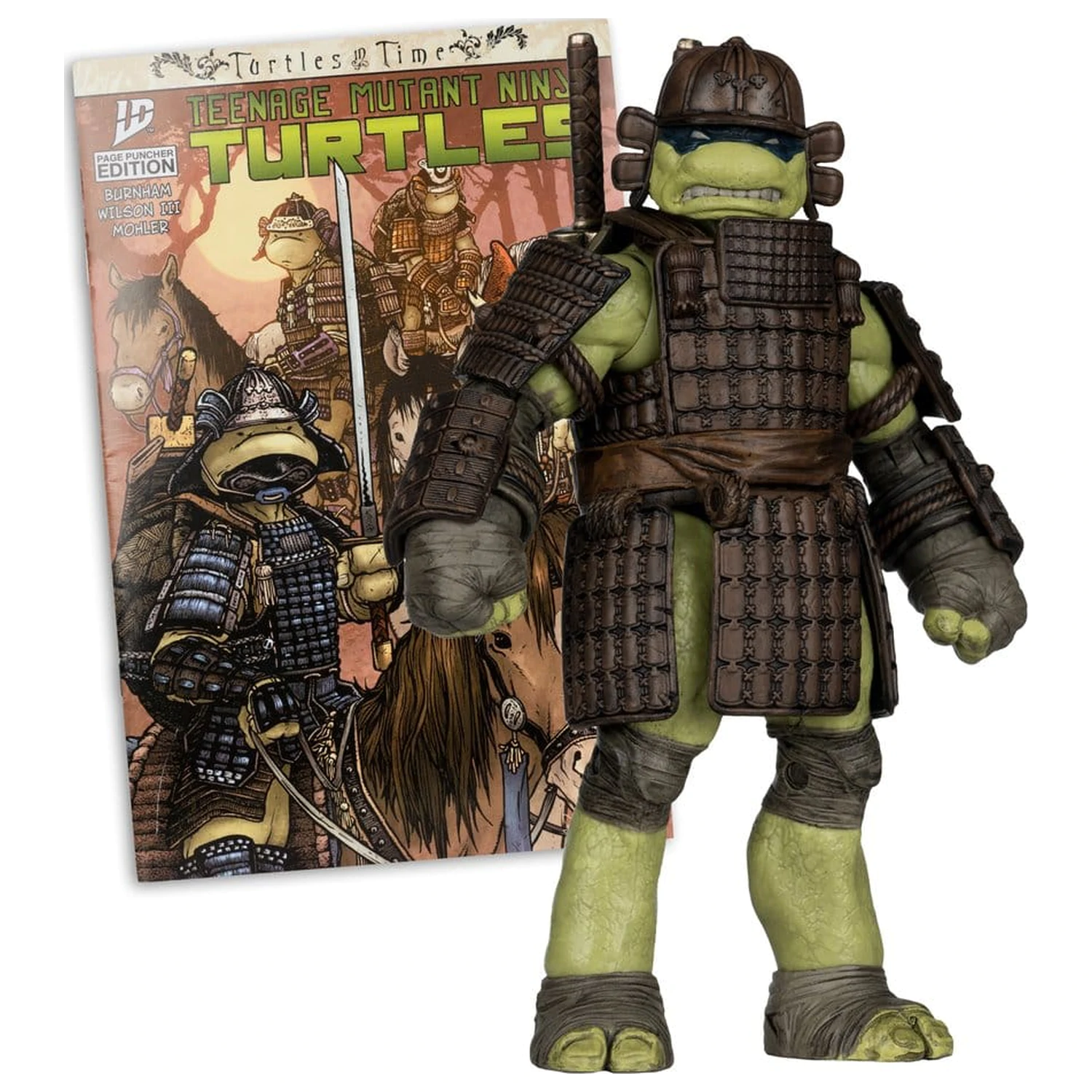 Teenage Mutant Ninja Turtles Page Punchers Action Figure Leonardo (Turtles in Time) 13 cm product photo