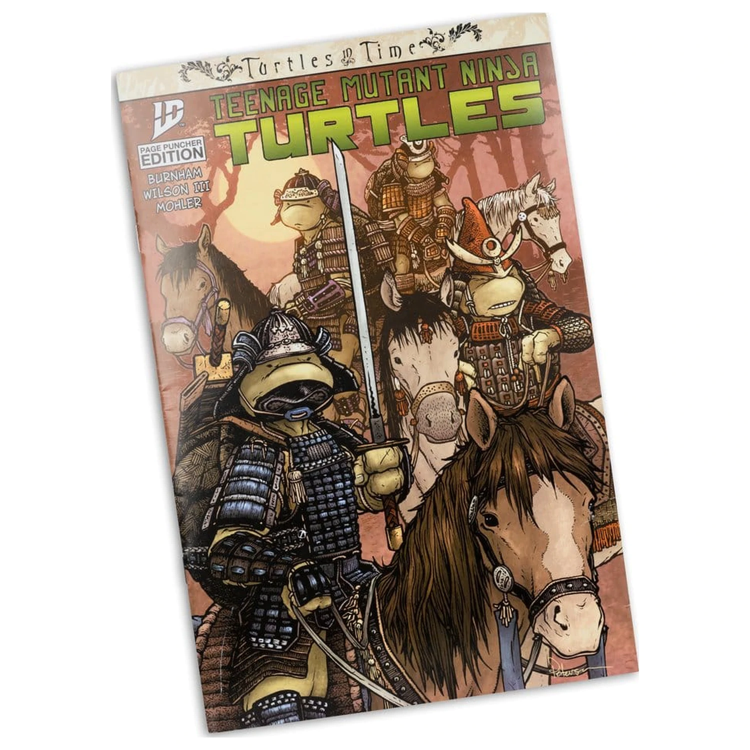 Teenage Mutant Ninja Turtles Page Punchers Action Figure Leonardo (Turtles in Time) 13 cm product photo