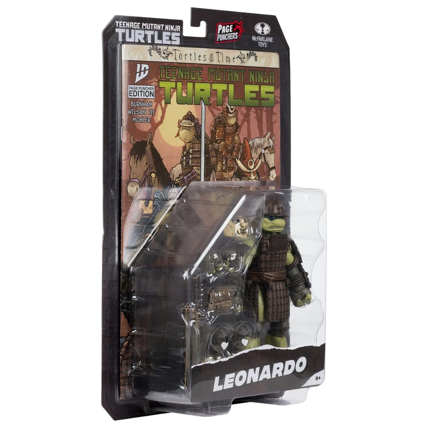 Teenage Mutant Ninja Turtles Page Punchers Action Figure Leonardo (Turtles in Time) 13 cm product photo