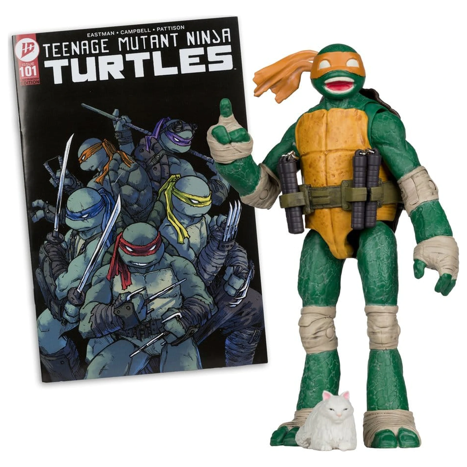 Teenage Mutant Ninja Turtles Page Punchers Action Figure Michelangelo 13 cm product photo
