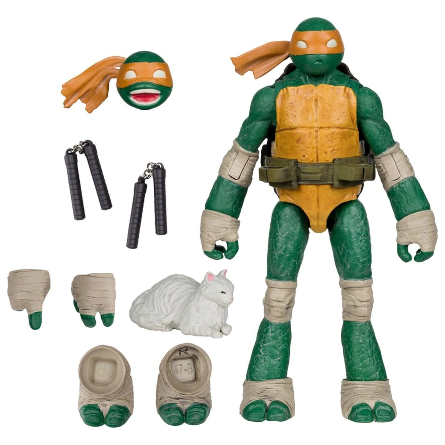Teenage Mutant Ninja Turtles Page Punchers Action Figure Michelangelo 13 cm product photo