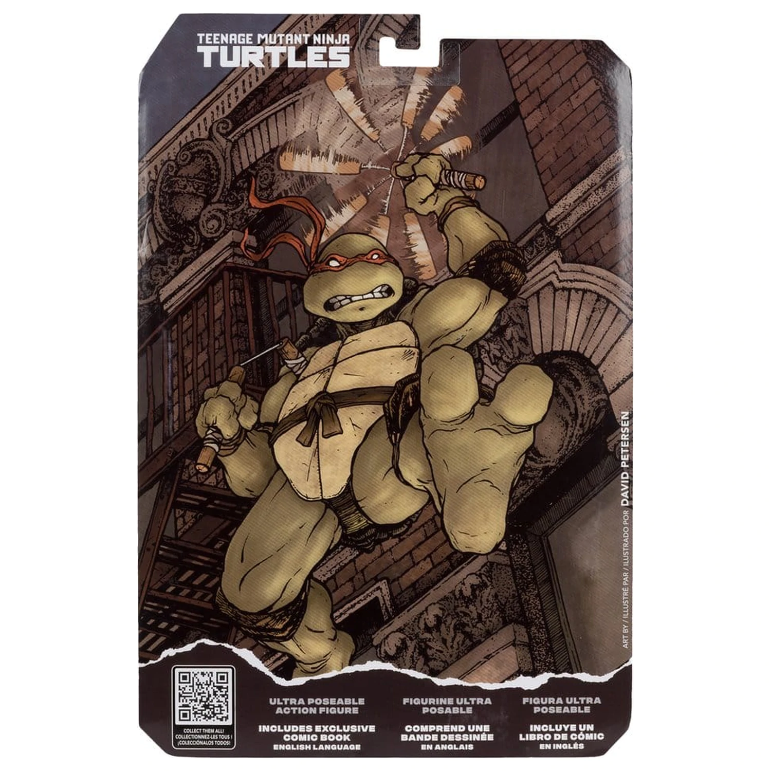Teenage Mutant Ninja Turtles Page Punchers Action Figure Michelangelo 13 cm product photo