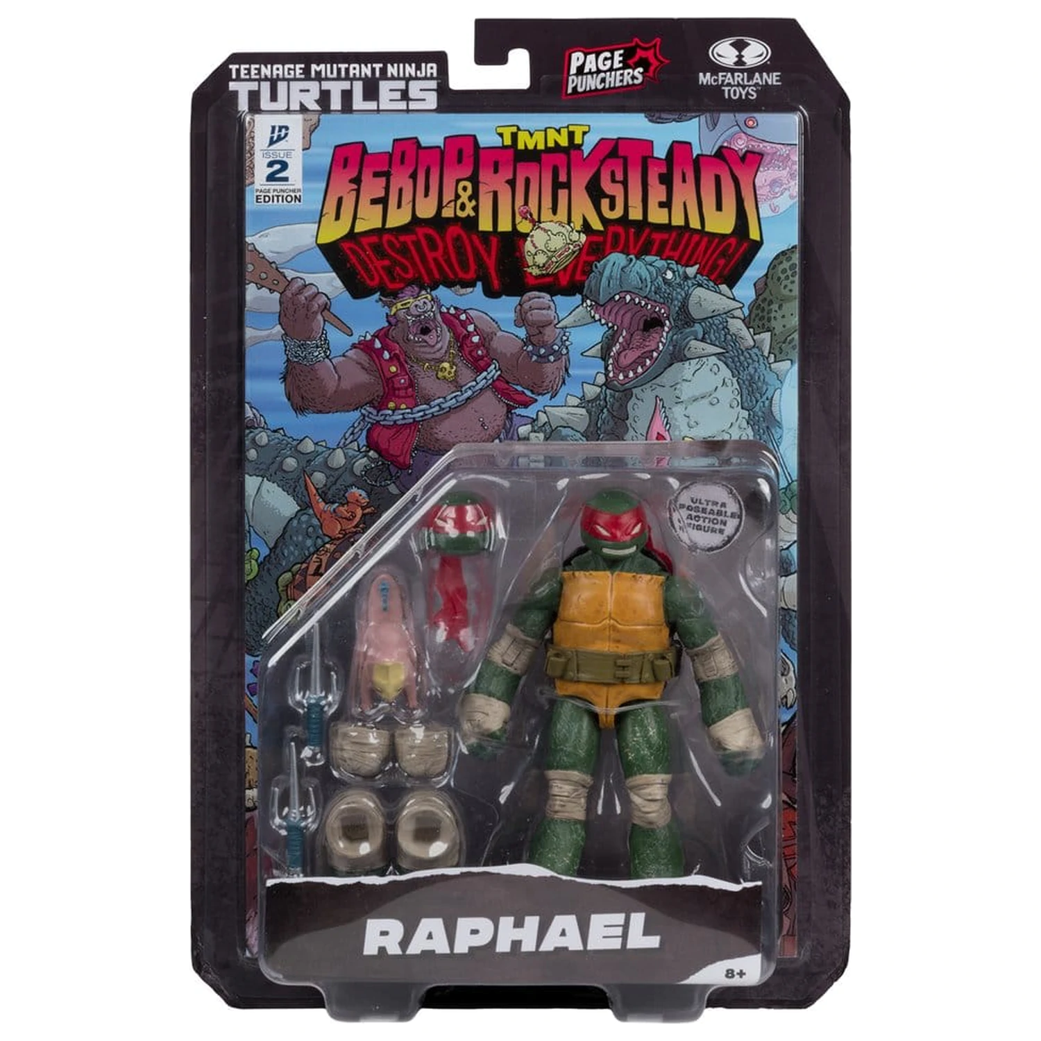 Teenage Mutant Ninja Turtles Page Punchers Action Figure Raphael 13 cm product photo