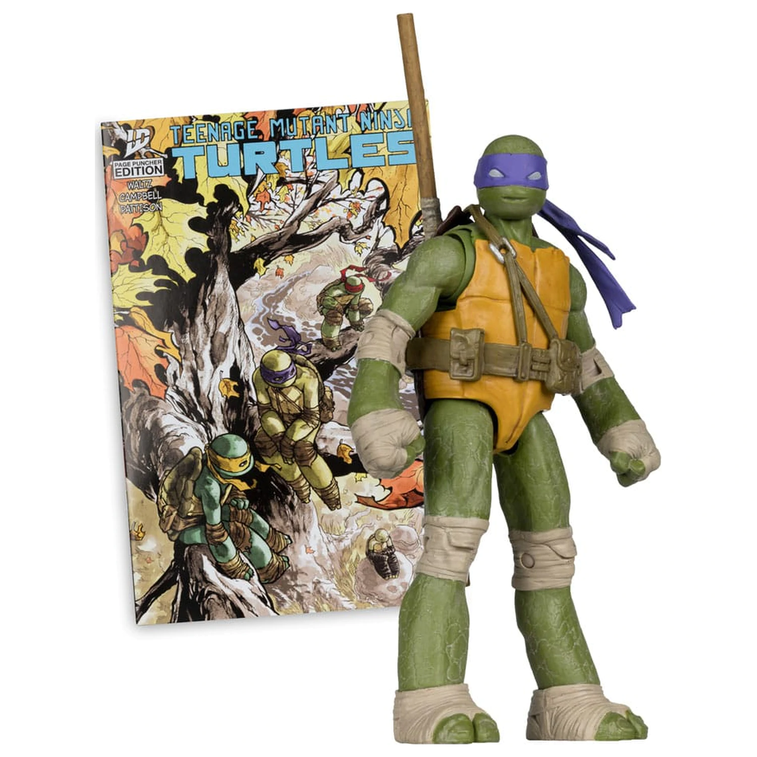 Teenage Mutant Ninja Turtles Page Punchers Action Figure Donatello 13 cm product photo