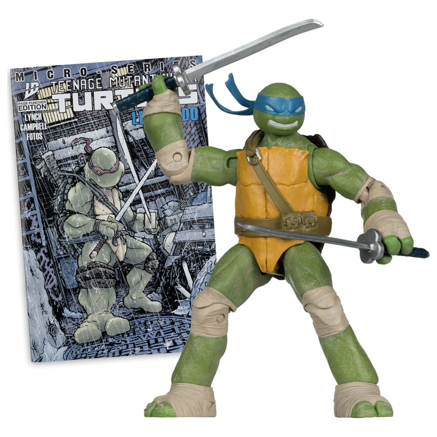 Teenage Mutant Ninja Turtles Page Punchers Action Figure Leonardo 13 cm product photo