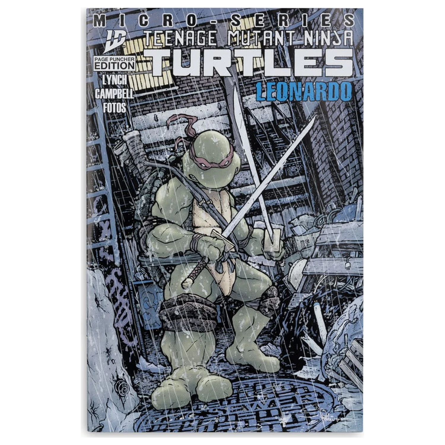 Teenage Mutant Ninja Turtles Page Punchers Action Figure Leonardo 13 cm product photo