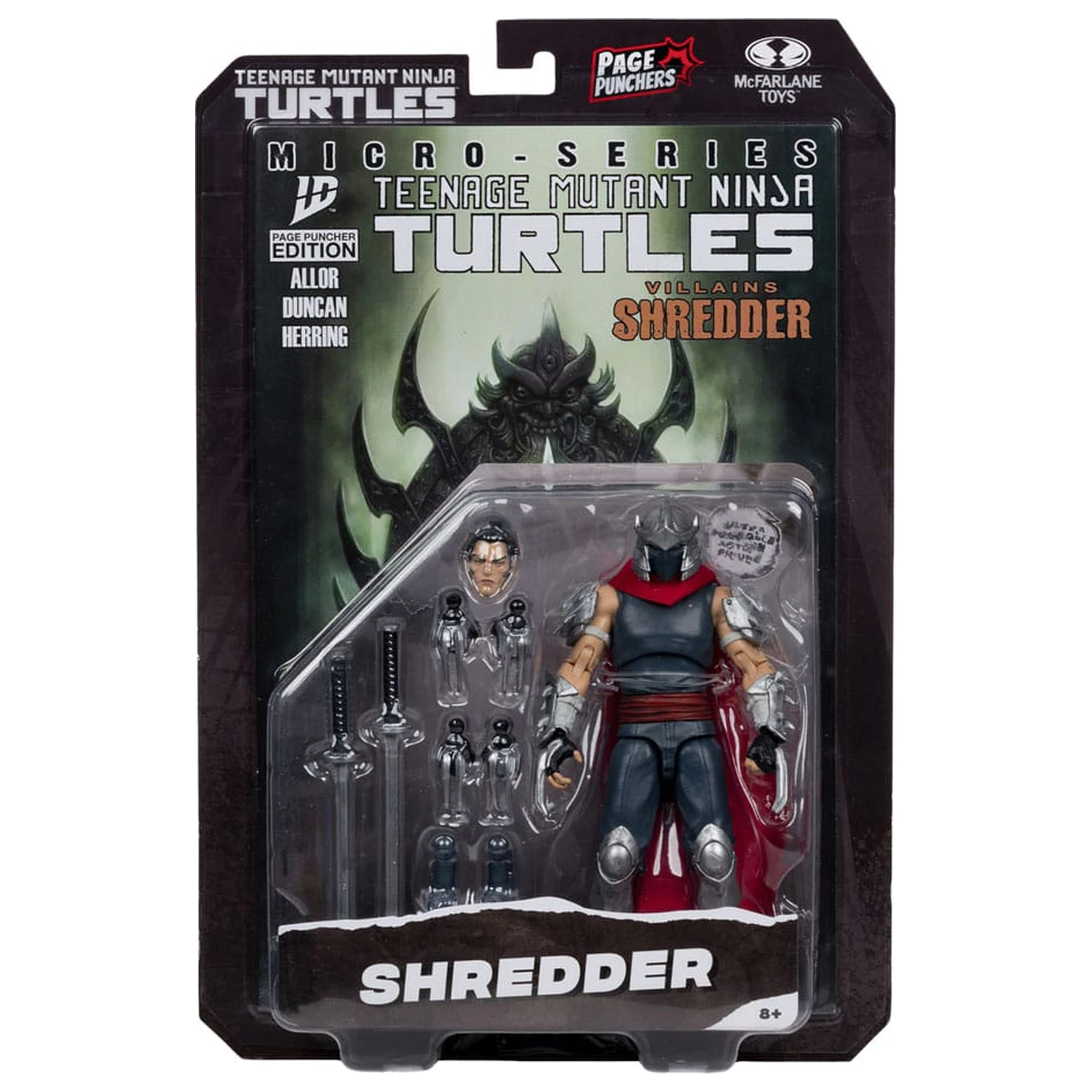 Teenage Mutant Ninja Turtles Page Punchers Action Figure Shredder 14 cm product photo
