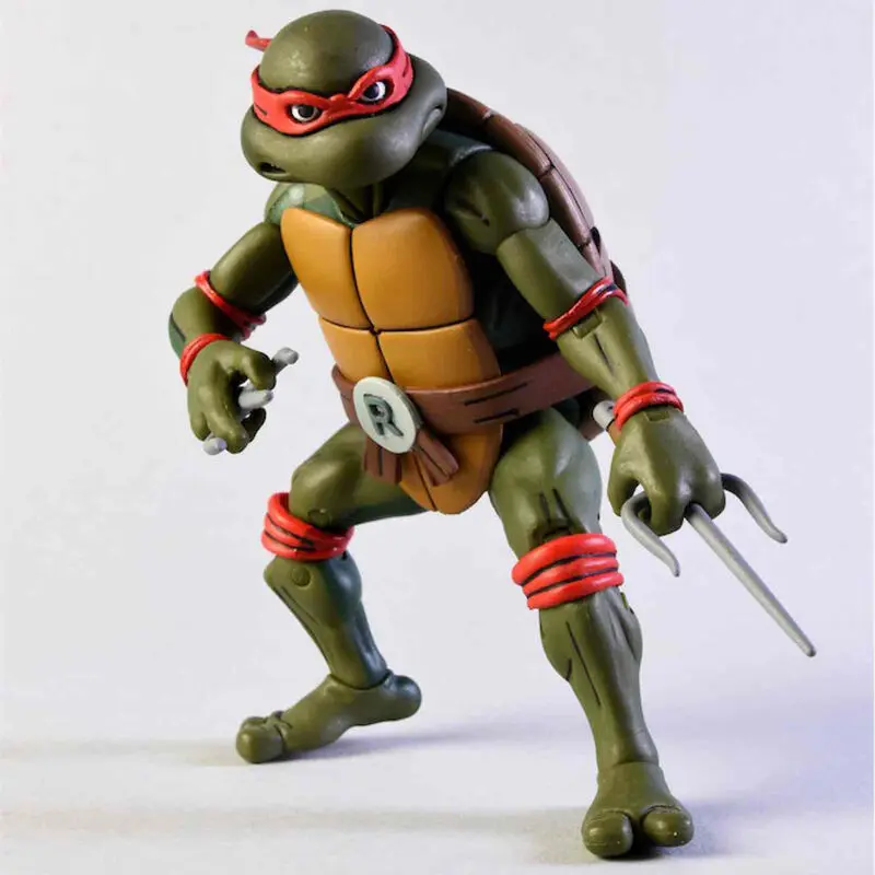 Teenage Mutant Ninja Turtles Raphael and Foot Soldier pack 2 figures 18cm product photo