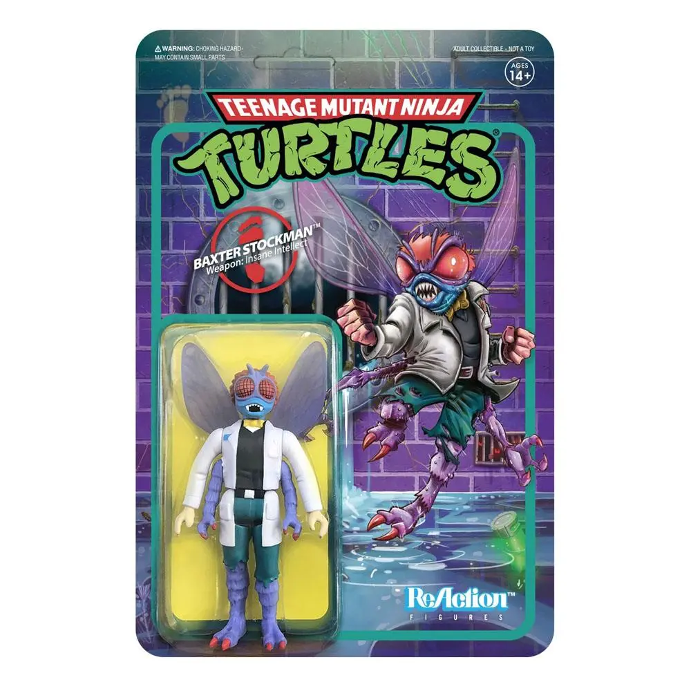 Teenage Mutant Ninja Turtles ReAction Action Figure Baxter Stockman 10 cm product photo