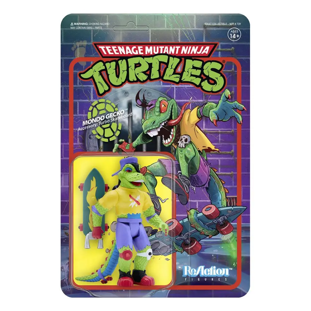 Teenage Mutant Ninja Turtles ReAction Action figure Mondo Gecko Wave 4 10 cm product photo