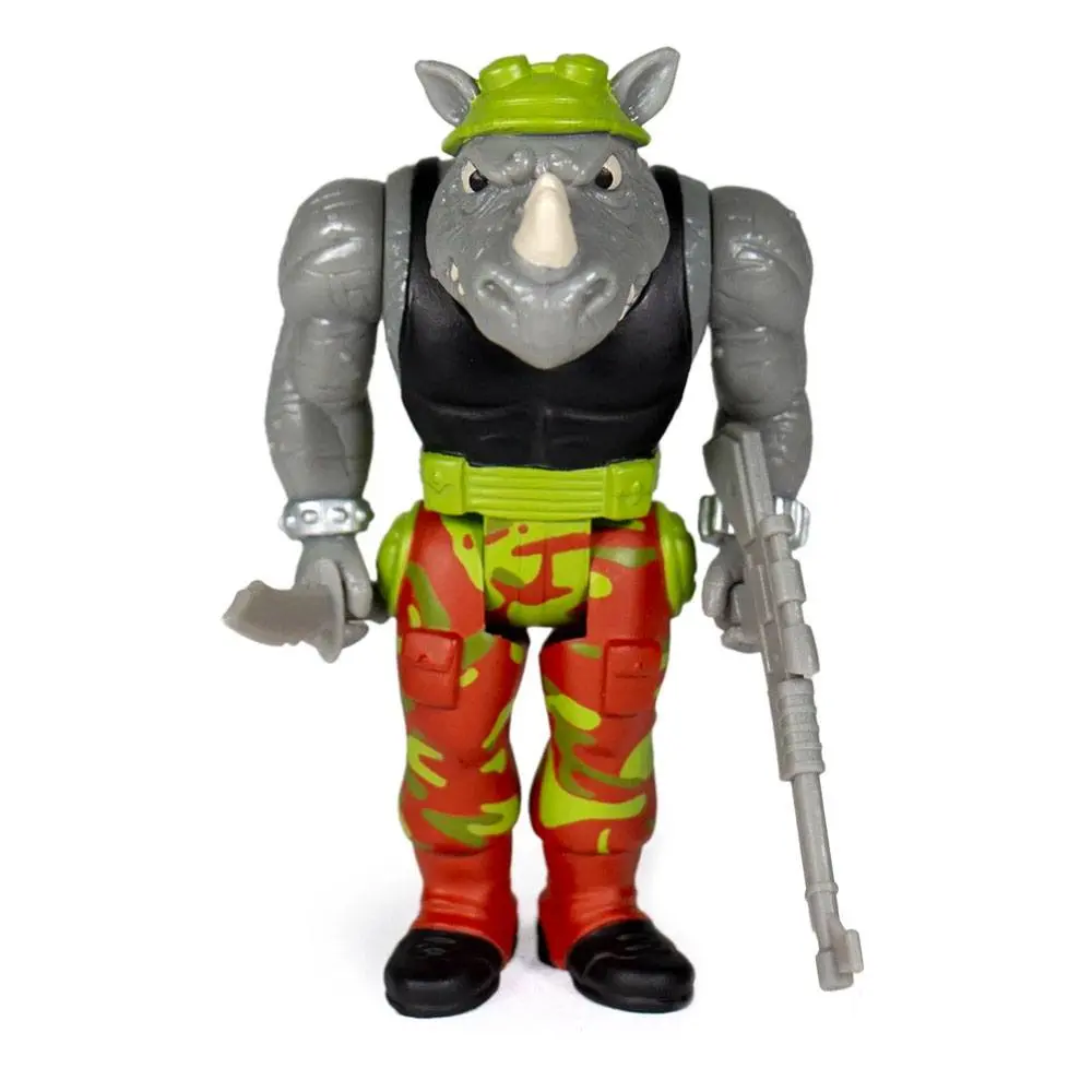 Teenage Mutant Ninja Turtles ReAction Action Figure Rocksteady 10 cm product photo