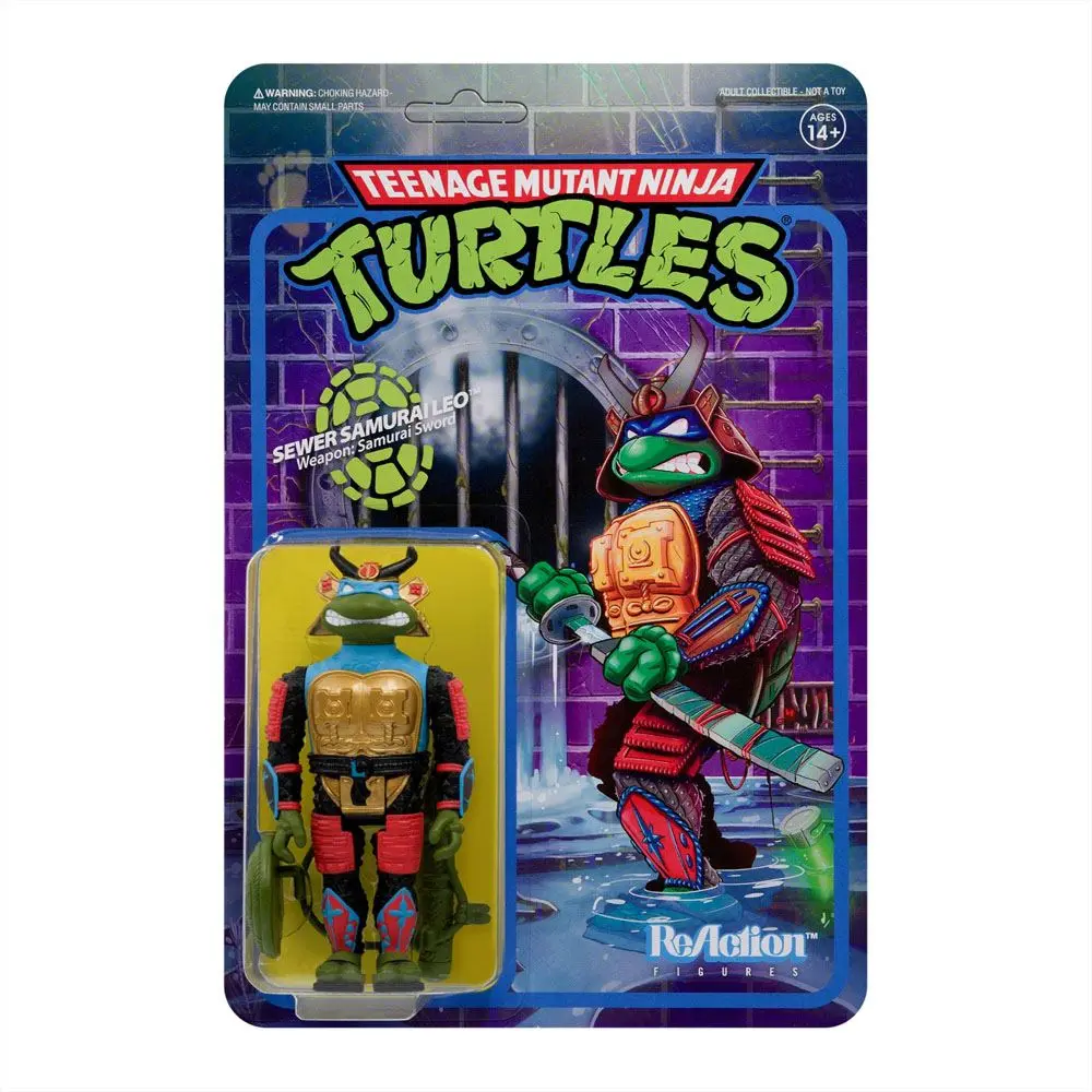 Teenage Mutant Ninja Turtles ReAction Action Figure Samurai Leonardo 10 cm product photo