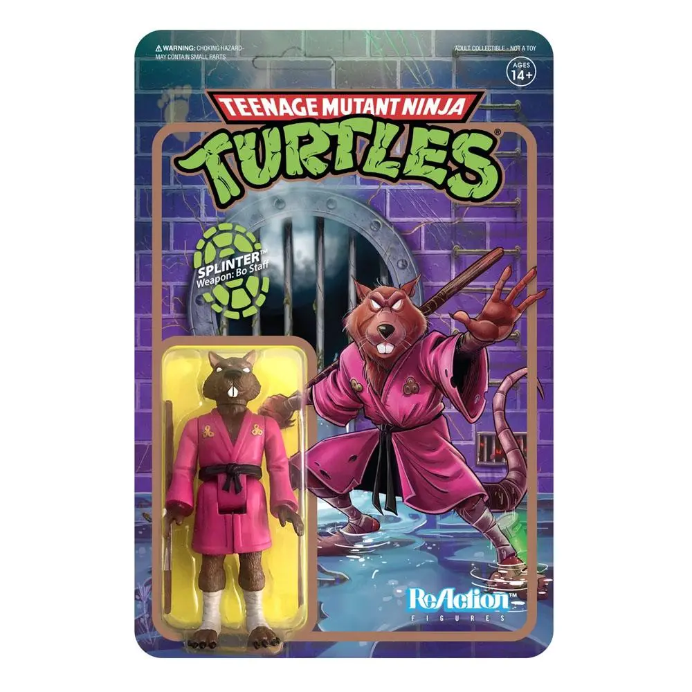Teenage Mutant Ninja Turtles ReAction Action Figure Splinter 10 cm product photo