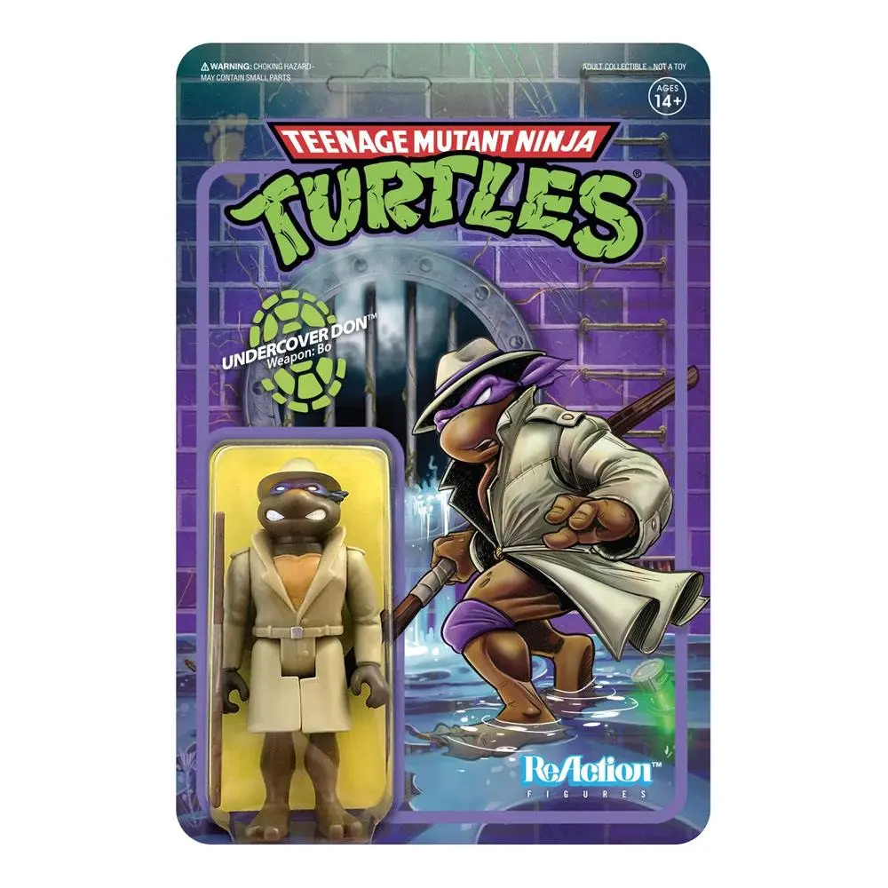 Teenage Mutant Ninja Turtles ReAction Action Figure Undercover Donatello 10 cm product photo