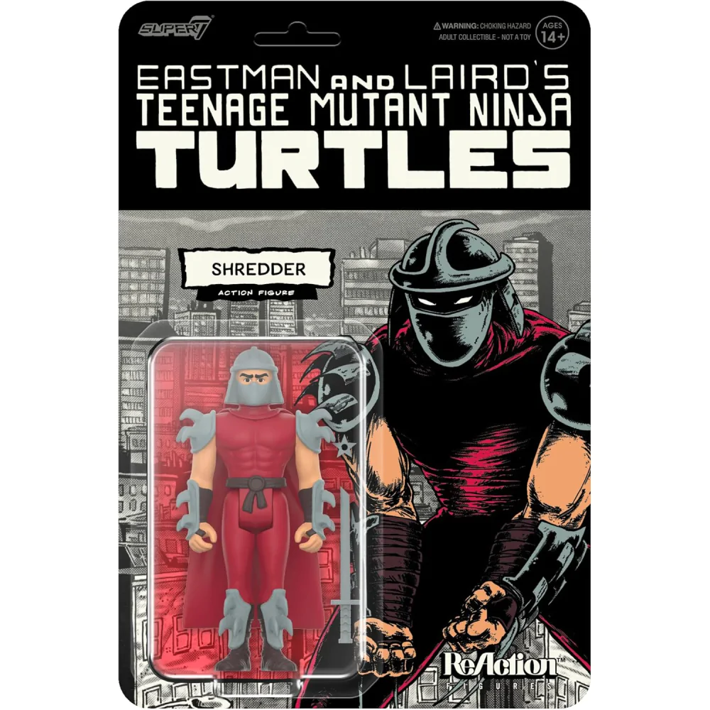 Teenage Mutant Ninja Turtles ReAction Action Figure Wave 11 Shredder (Comic Color) 10 cm product photo