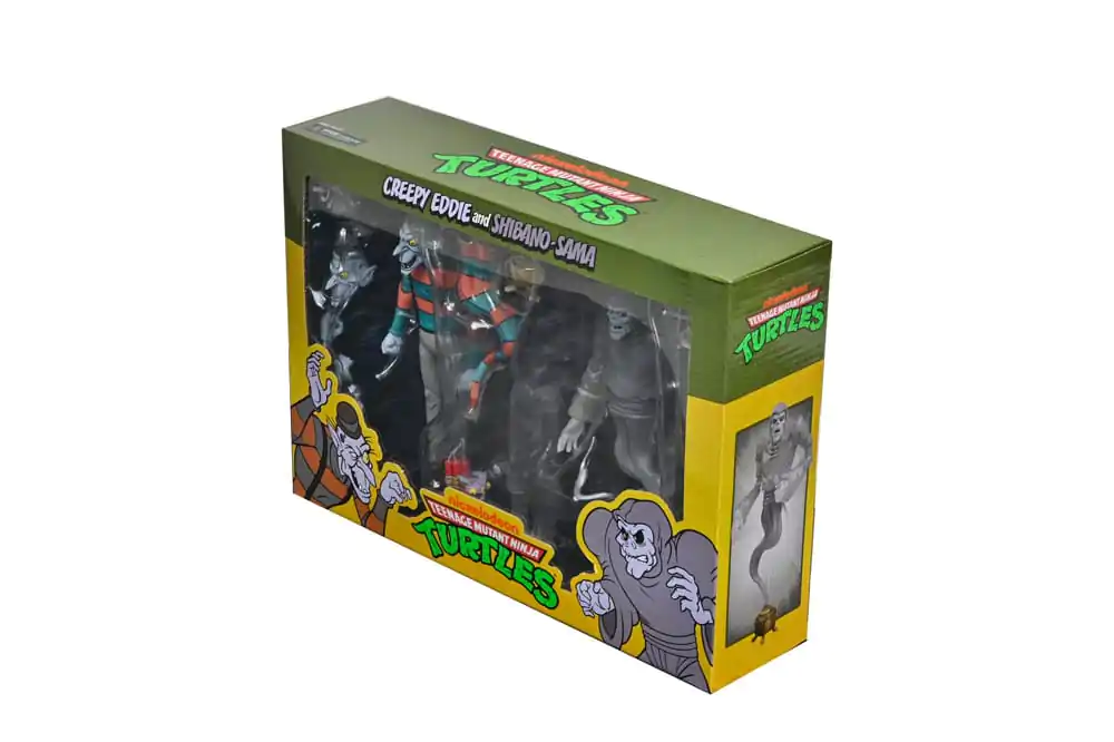 Teenage Mutant Ninja Turtles: Saturday Morning Adventures Action Figure 2-Pack Creepy Eddie &amp; Shibano-Sama 17 cm product photo