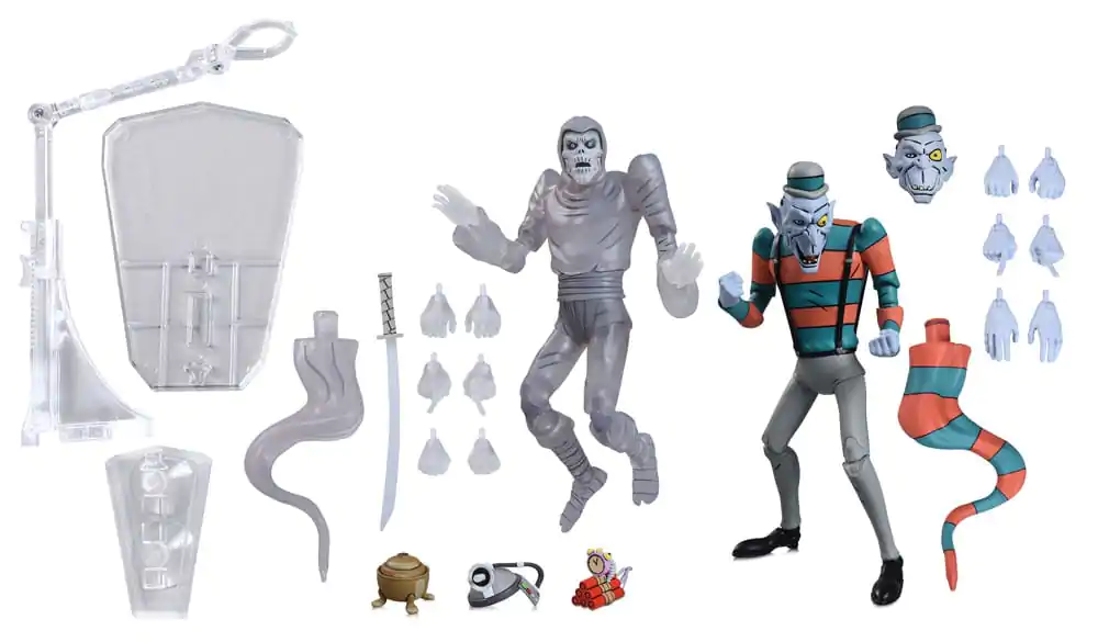 Teenage Mutant Ninja Turtles: Saturday Morning Adventures Action Figure 2-Pack Creepy Eddie &amp; Shibano-Sama 17 cm product photo