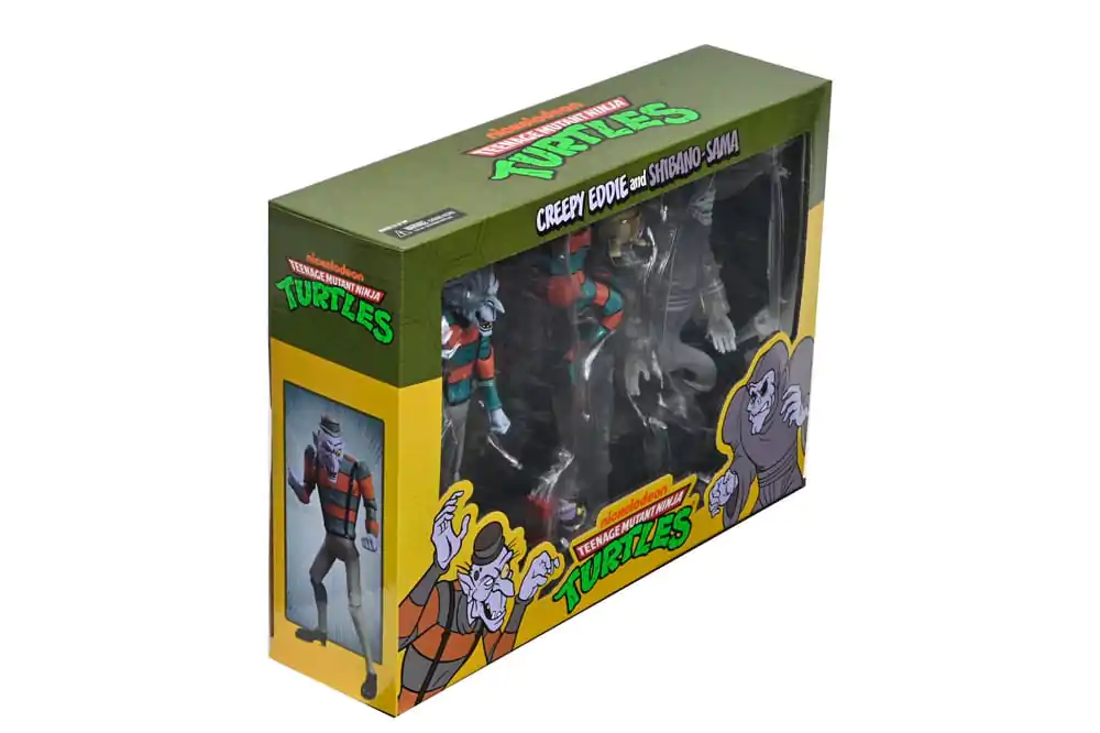 Teenage Mutant Ninja Turtles: Saturday Morning Adventures Action Figure 2-Pack Creepy Eddie &amp; Shibano-Sama 17 cm product photo