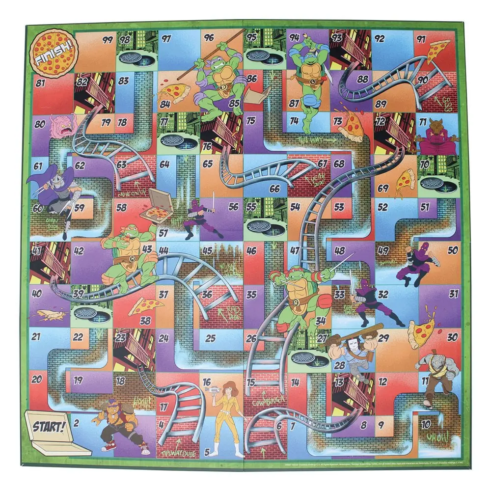 Teenage Mutant Ninja Turtles Board Game Sewers &amp; Ladders *English Version* product photo
