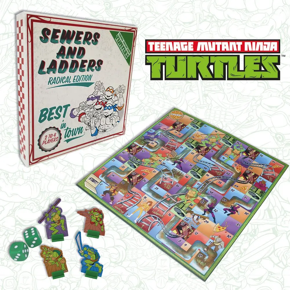 Teenage Mutant Ninja Turtles Board Game Sewers &amp; Ladders *English Version* product photo