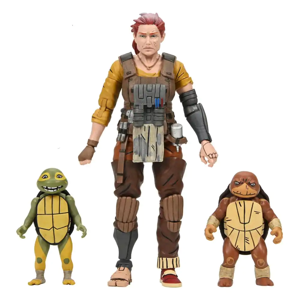 Teenage Mutant Ninja Turtles (The Last Ronin The Lost Years) Action Figure Grammy April with Baby Yi & Moja 18 cm product photo