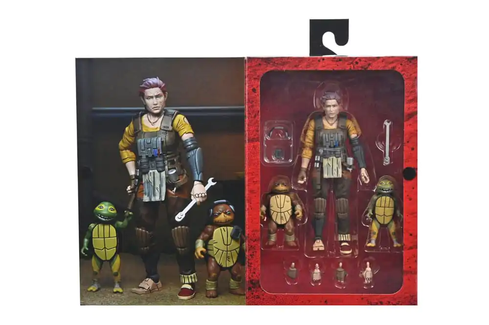 Teenage Mutant Ninja Turtles (The Last Ronin The Lost Years) Action Figure Grammy April with Baby Yi & Moja 18 cm product photo