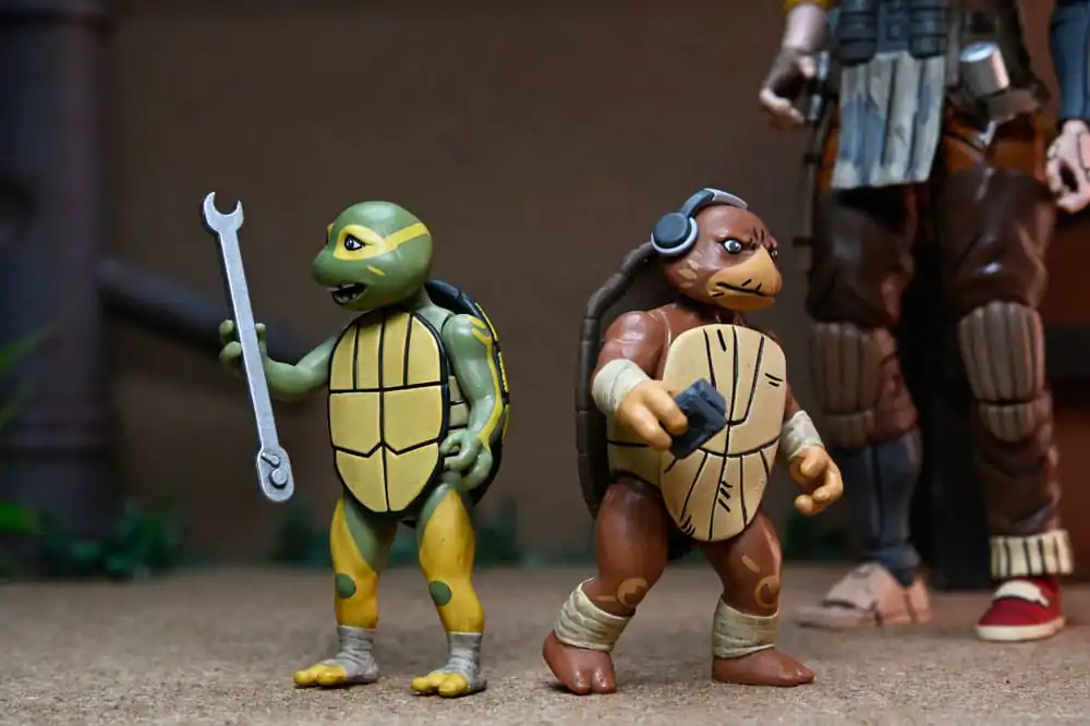 Teenage Mutant Ninja Turtles (The Last Ronin The Lost Years) Action Figure Grammy April with Baby Yi & Moja 18 cm product photo