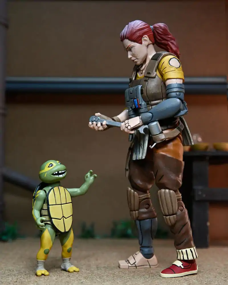 Teenage Mutant Ninja Turtles (The Last Ronin The Lost Years) Action Figure Grammy April with Baby Yi & Moja 18 cm product photo